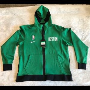 Nike Men's Boston Celtics Therma Flex Full-Zip Hoodie NBA Basketball Size XL New